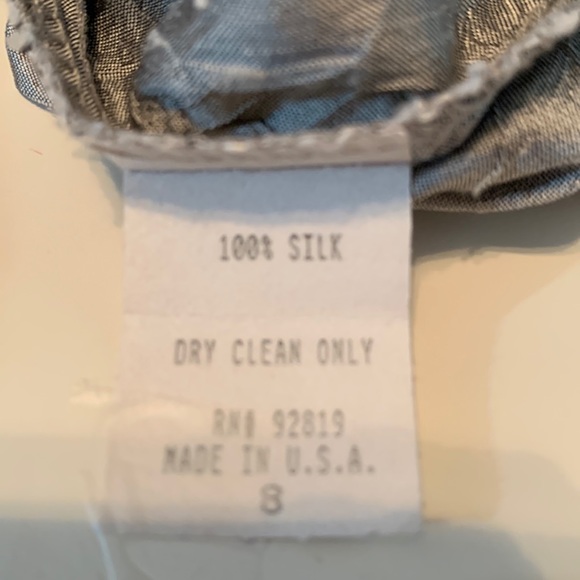 Ministry 100% Silk Silver Maxi/Long Skirt - Picture 9 of 10